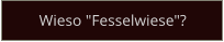 Wieso "Fesselwiese"?