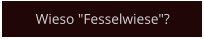 Wieso "Fesselwiese"?